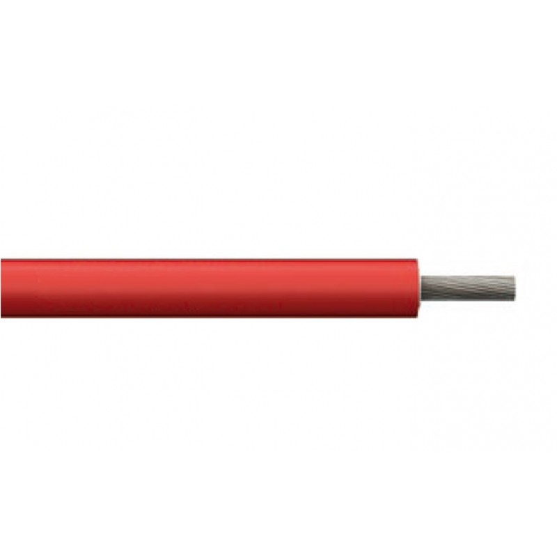 Câble Solaire H1Z2Z2-K 6 Mm² Cuivre Rouge - 25 M, Résistant UV Et Intempéries, Pour Installations Photovoltaïques