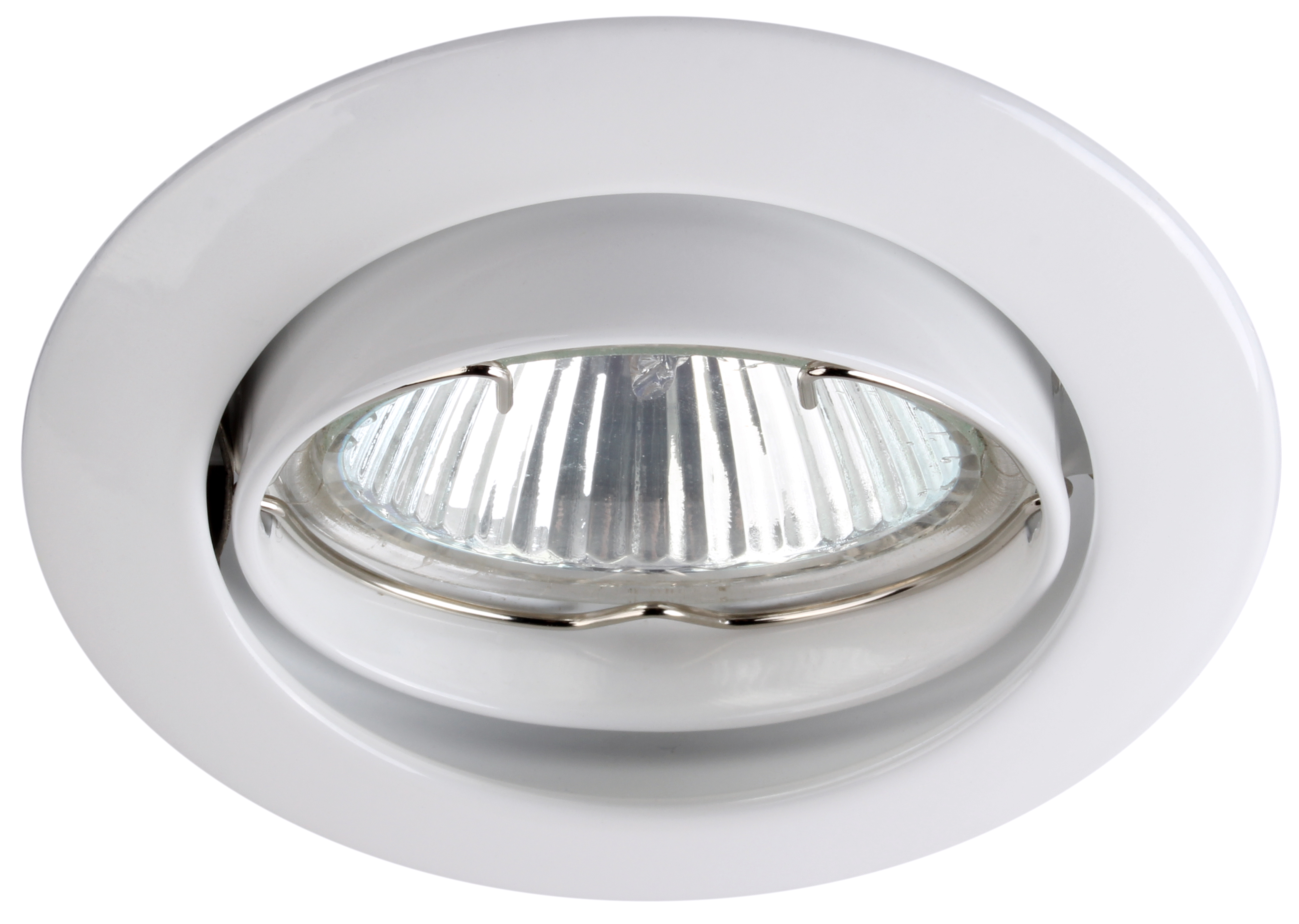 Spot lumineux Led circulaire encastrable pour le plafond, avec découpe de  55mm, douille GU10/MR16, 12 pièces - AliExpress